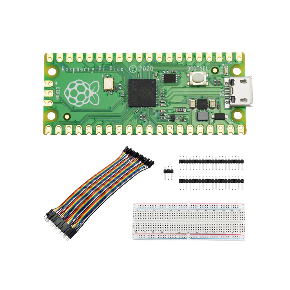 Raspberry Pi Pico Kit Board A Low-Cost High-Performance Microcontroller Board Cortex-M0+ Dual-Core ARM Processor