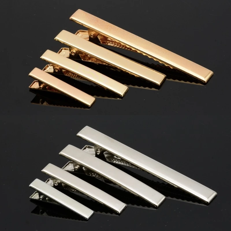 20pcs Metal Alligator Hair Clips Base Hairclip Setting Accessories For Hand Making Jewelry Korean Hairpins Decorations Supplies