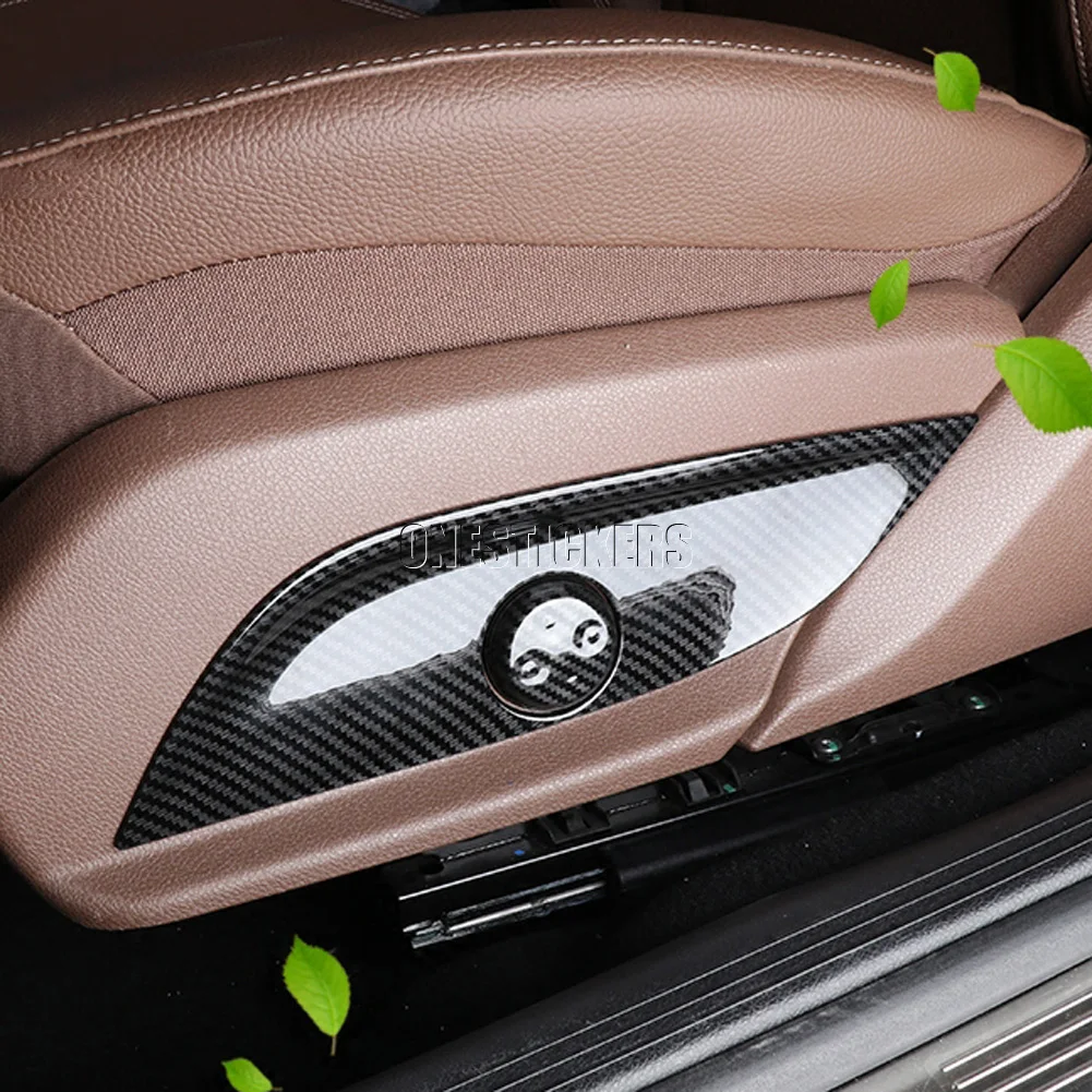 For Mercedes Benz E C GLC CLS Class W213 W212 W205 W218 C257 Car Accessories Seat Adjustment Button Cover Trim Decorative Frame