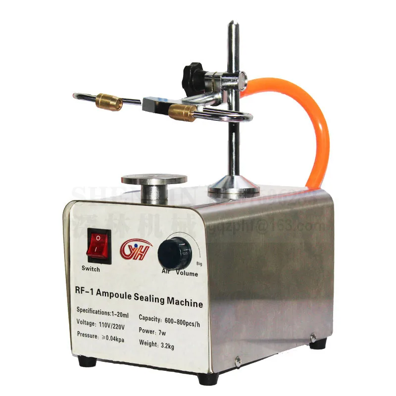 110V RF-1 Ampoule Melting Glass Tube Hot Welding Machine Laboratory Ampoule Sealing Machine Manual Ampoule Sealer Laboratory