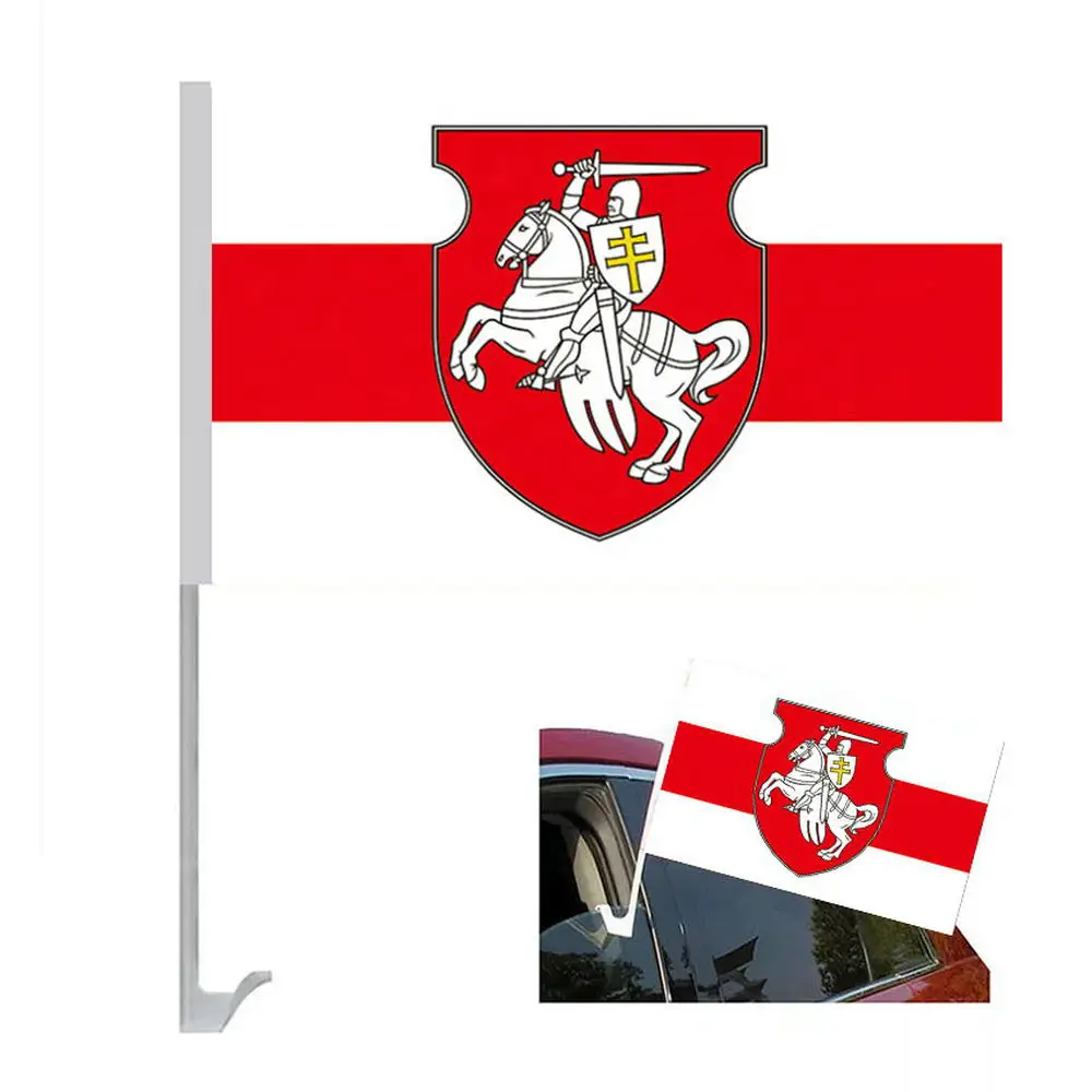 Флаг белого рыцаря pagya 30x45 см, флаг белого рыцаря, 2 шт., флаг с окошком 12x18 дюймов, флаг со стандартным машущим флагом с пластиковым флагом