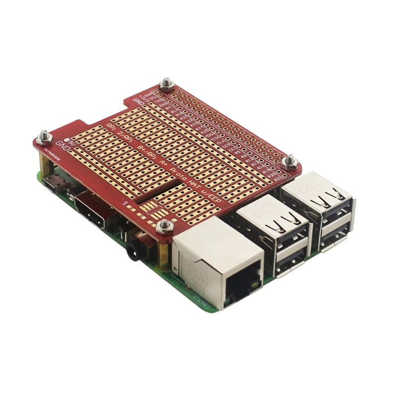 Raspberry Proto Hat Shield Extension Board also for Raspberry Model RPI GPIO Board for Raspberry 4B 3B/2B/B+