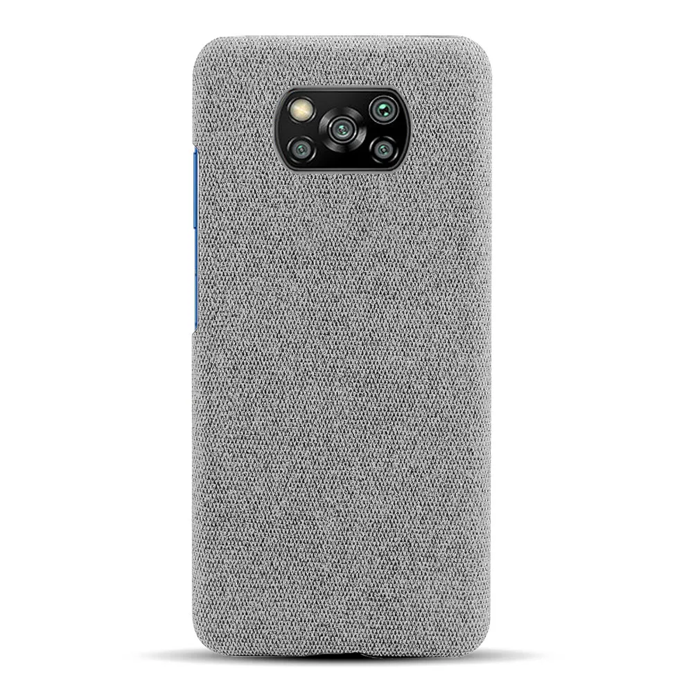 Poco X3 Pro NFC 2020 M3 PocoX3 X 3 Case Slim Soft-Touch Fabric + Hard PC Cover For Xiaomi Poco X3 Pro M3 Poco X3 Cover X 3 PRO