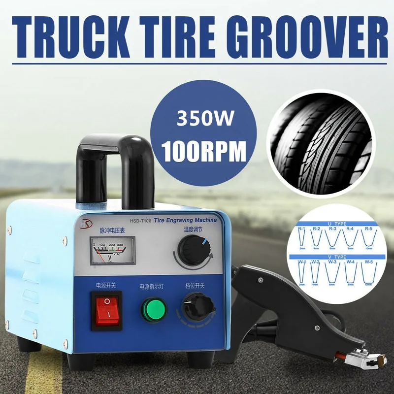 Tire Engraving machine Grooving Rubber Cutting  Truck  Car  Rubber Tyres free 20PCS  blade