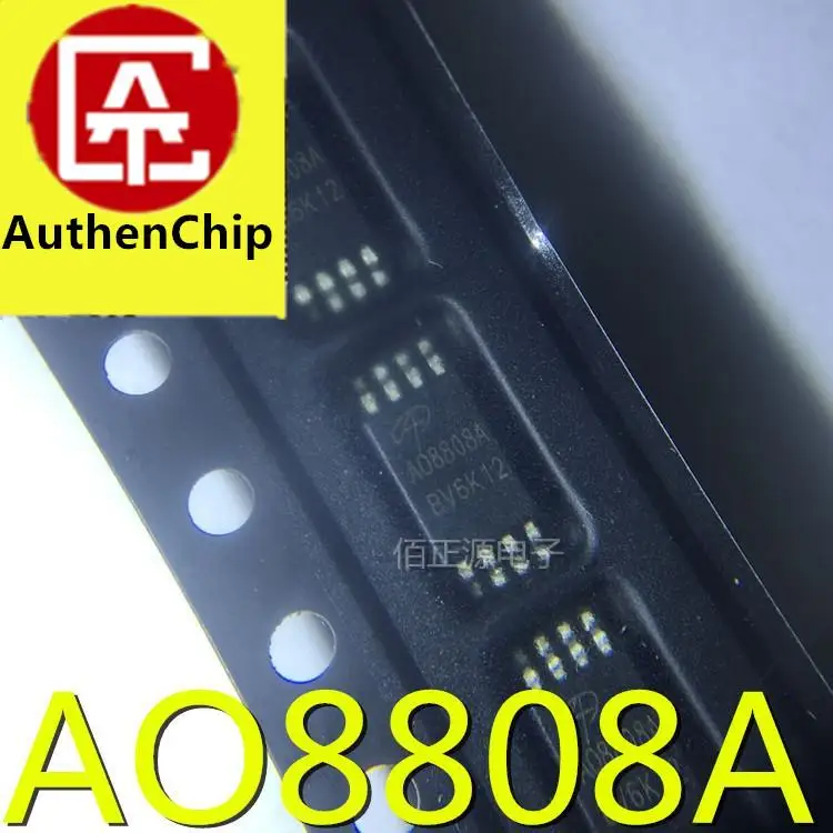 10pcs 100% orginal new in stock AO8808A AO8808 SMD TSSOP8 dual N-channel enhancement mode field effect transistor