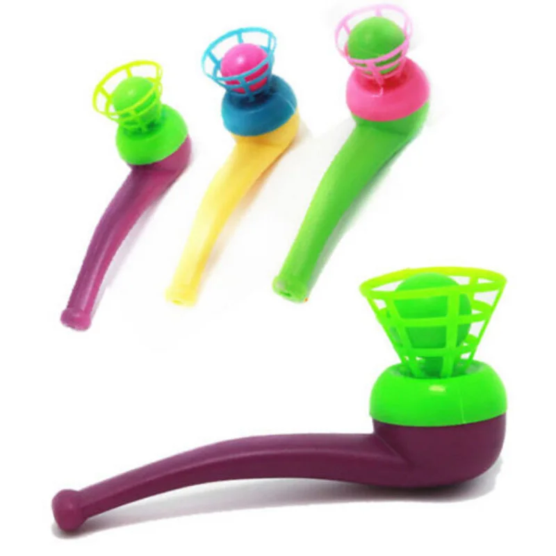 

1Pcs Plastic Pipe Balls Toy Blow Blowing Toys Kid Children Gift Color Random Hot Sale