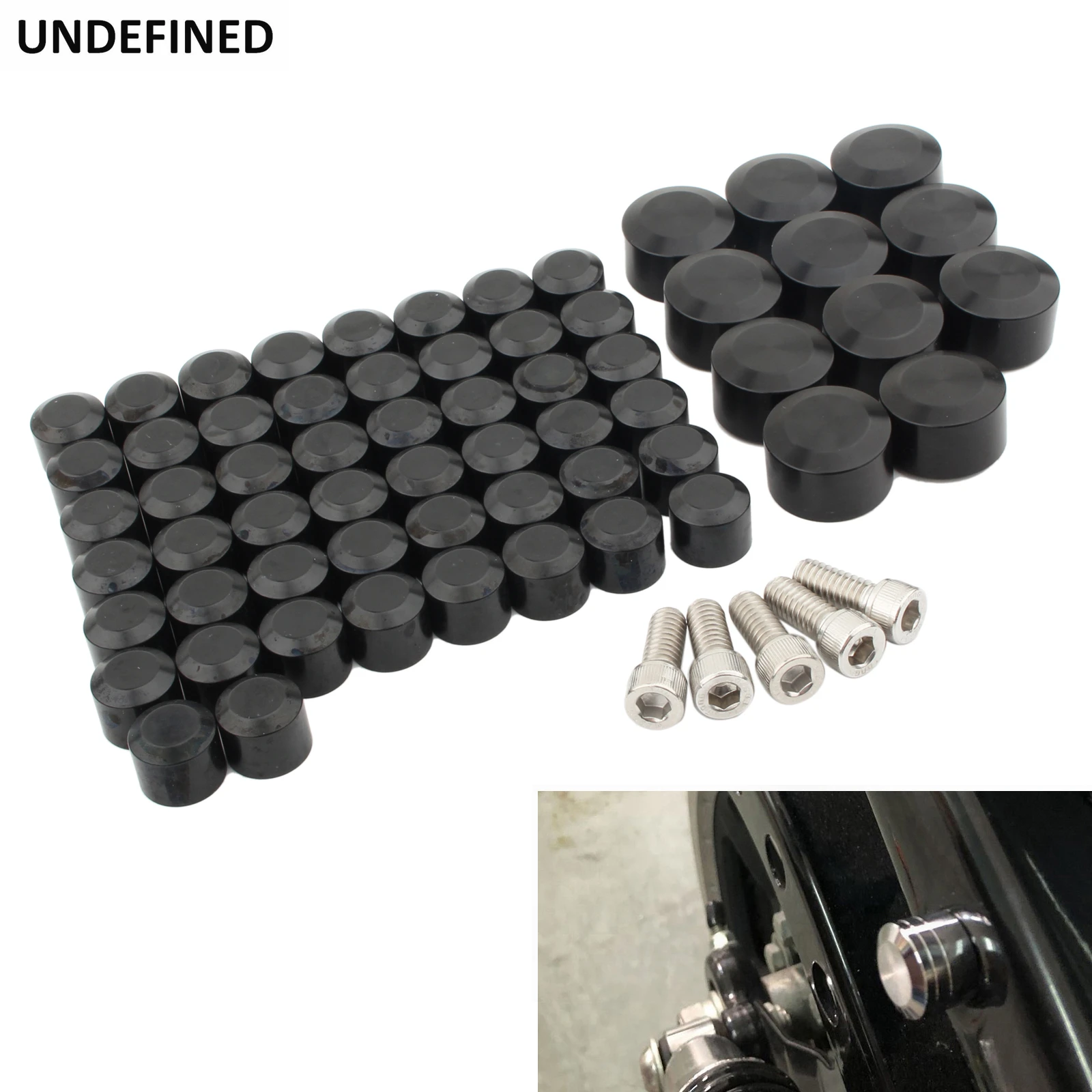 Engine Motor Topper Head Bolts Caps For Harley Softail Twin Cam Fat Boy Deluxe Custom Heritage 2007-2017 Motorcycle Bolt Cover