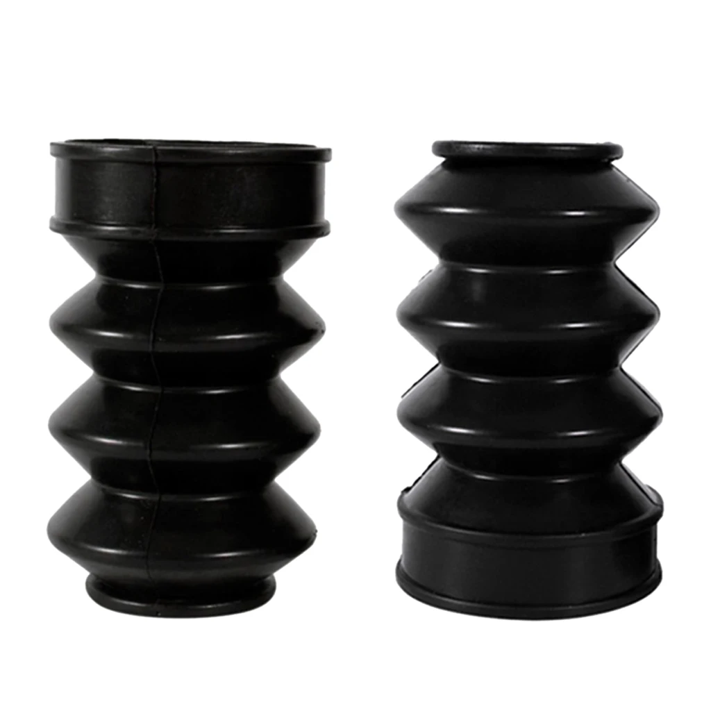 120mm Rubber Front Fork Cover Gaiter Shock Absorber Boot Dust Cap for Harley XL883