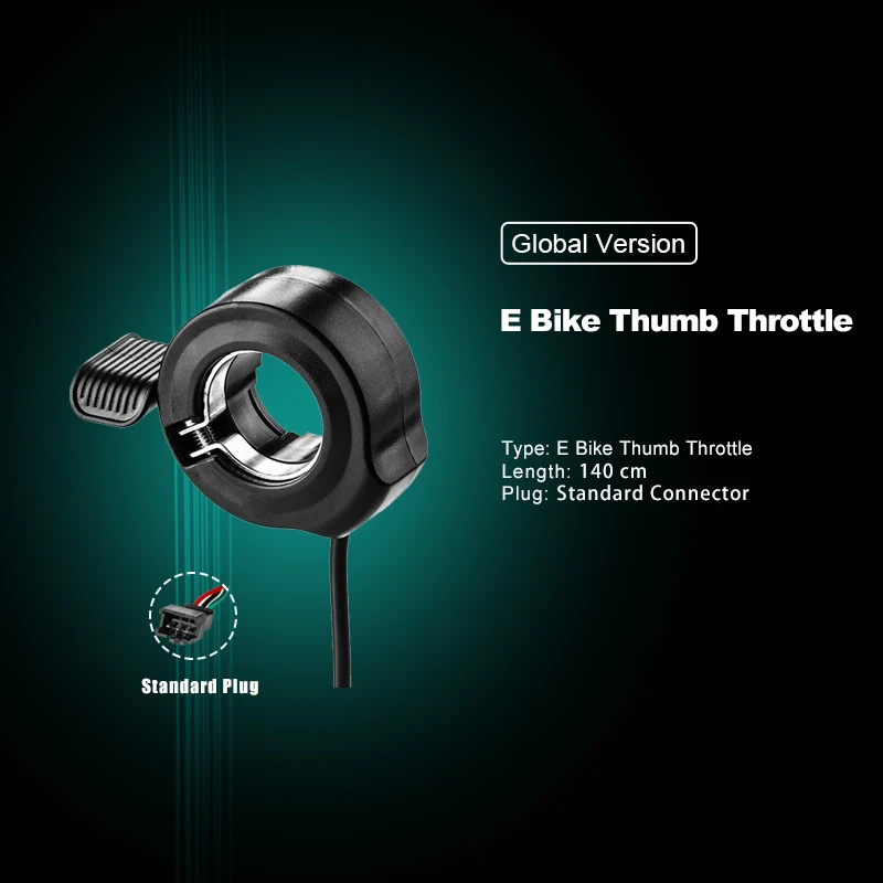 EBike Thumb Throttle 24V/36V/48V/60V/72V Electric Bicycle Speed Throttle 130X all can be assembled apply Throttle