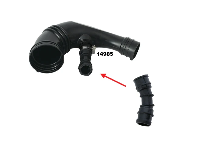 TURBO PIPE HOSE HOSE SHOWN WITH ARROW 51848880