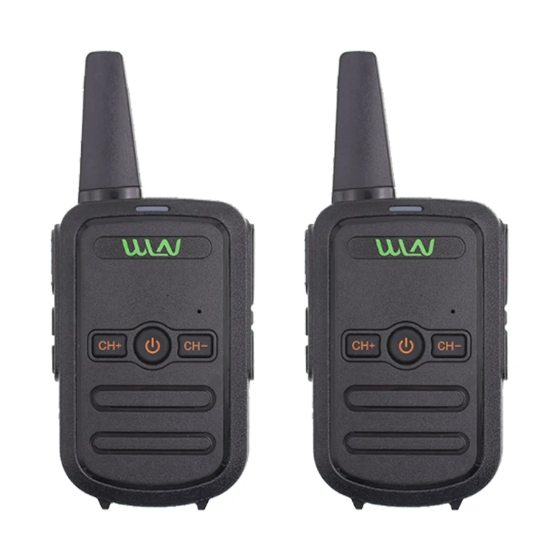 WLN KD-C51 3-5 KM 16 CHANNEL DUAL TRANSCEIVER BLACK CASE CHARGER TOOL INCLUDED