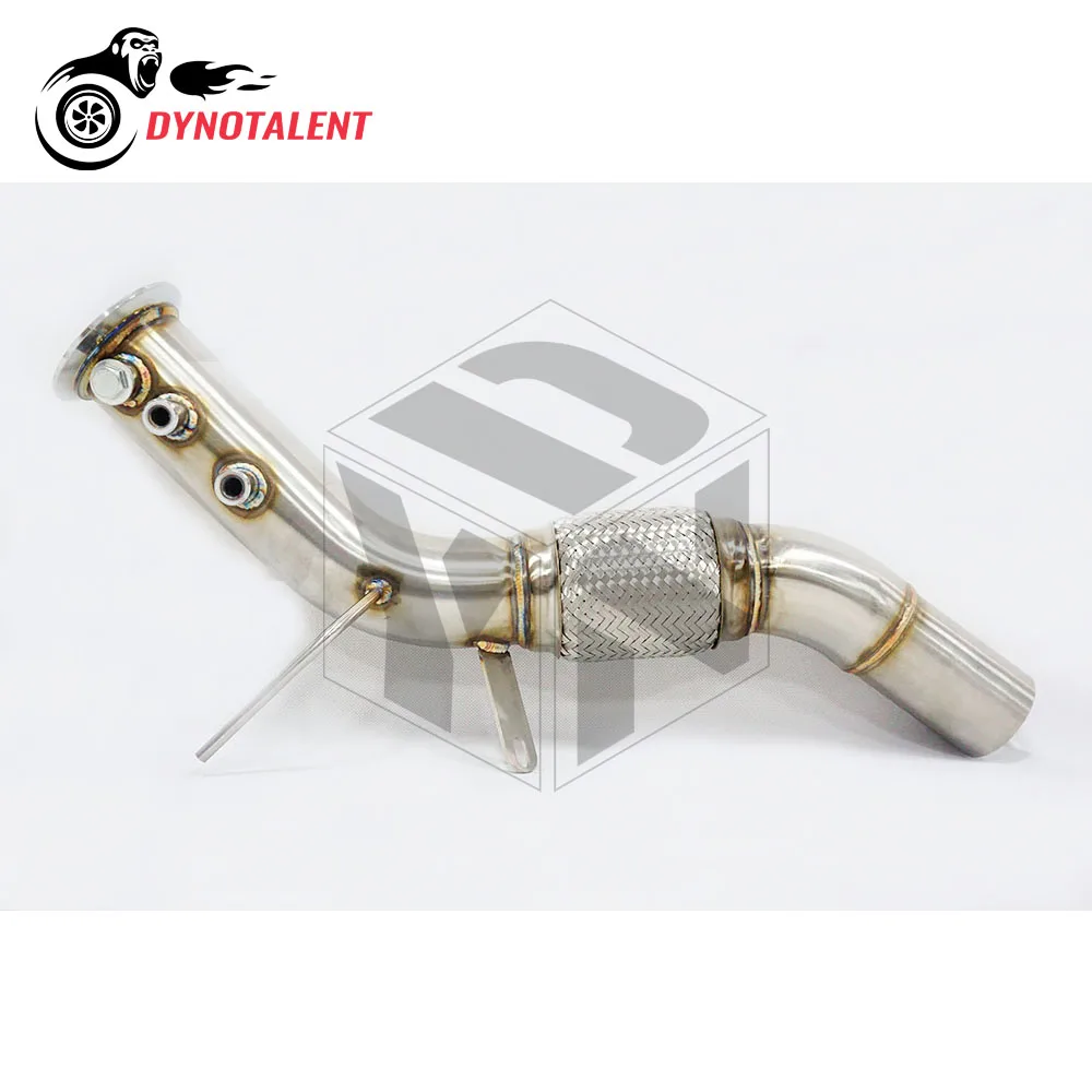 DYN RACING 3.0'' Stainless Steel 304 N57 Downpipe For E90 E91 E92 E93  F01 F02 F07 330d 2007-2013