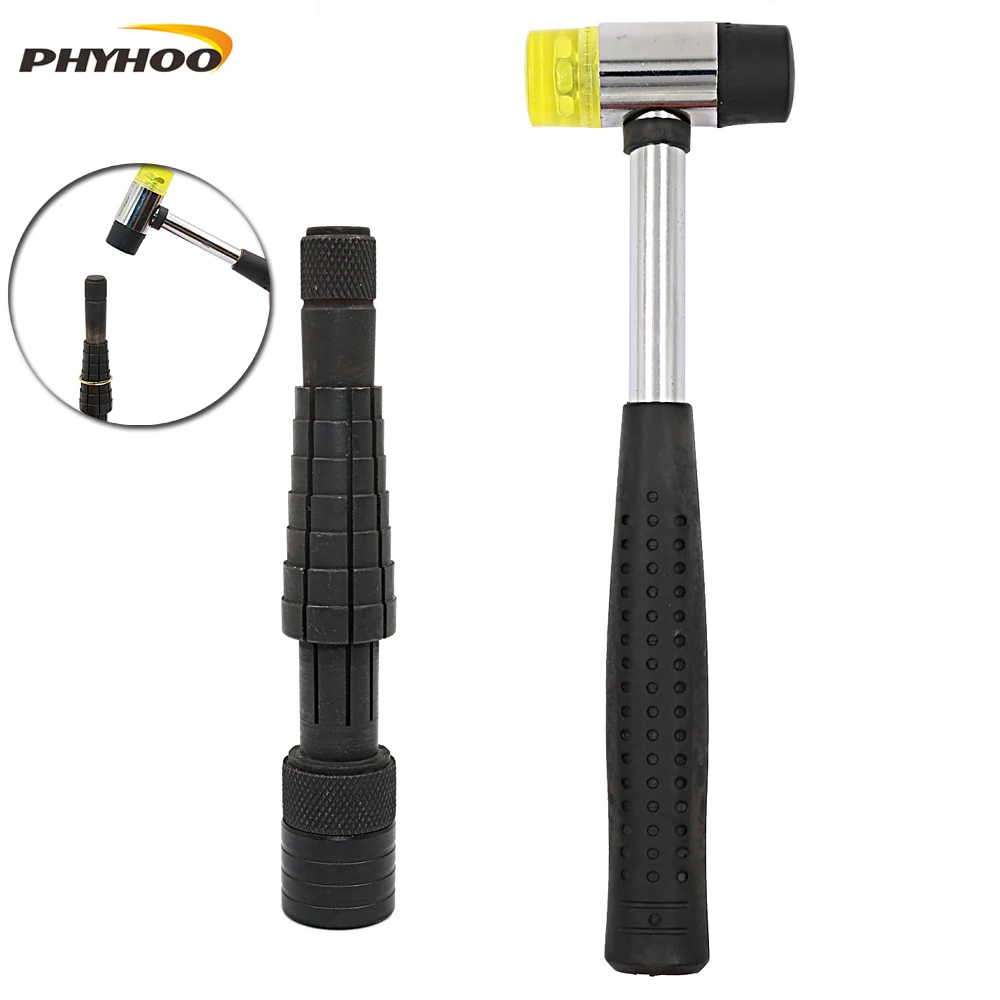 PHYHOO Ring Stretcher Enlarger Expander Mandrel Wedding Band Sizer Biżuteria Narzędzie do rozmiarowania pierścionków