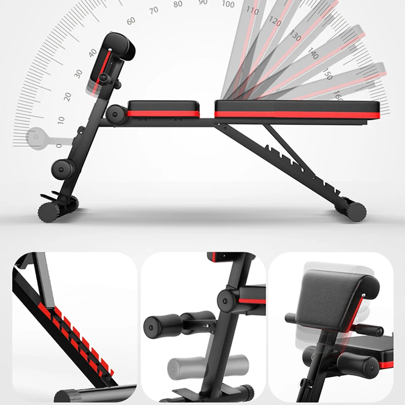 Dumbbell bench sit-ups fitness equipment home male auxiliary multifunctional abdominal muscle board fitness chair bird bench