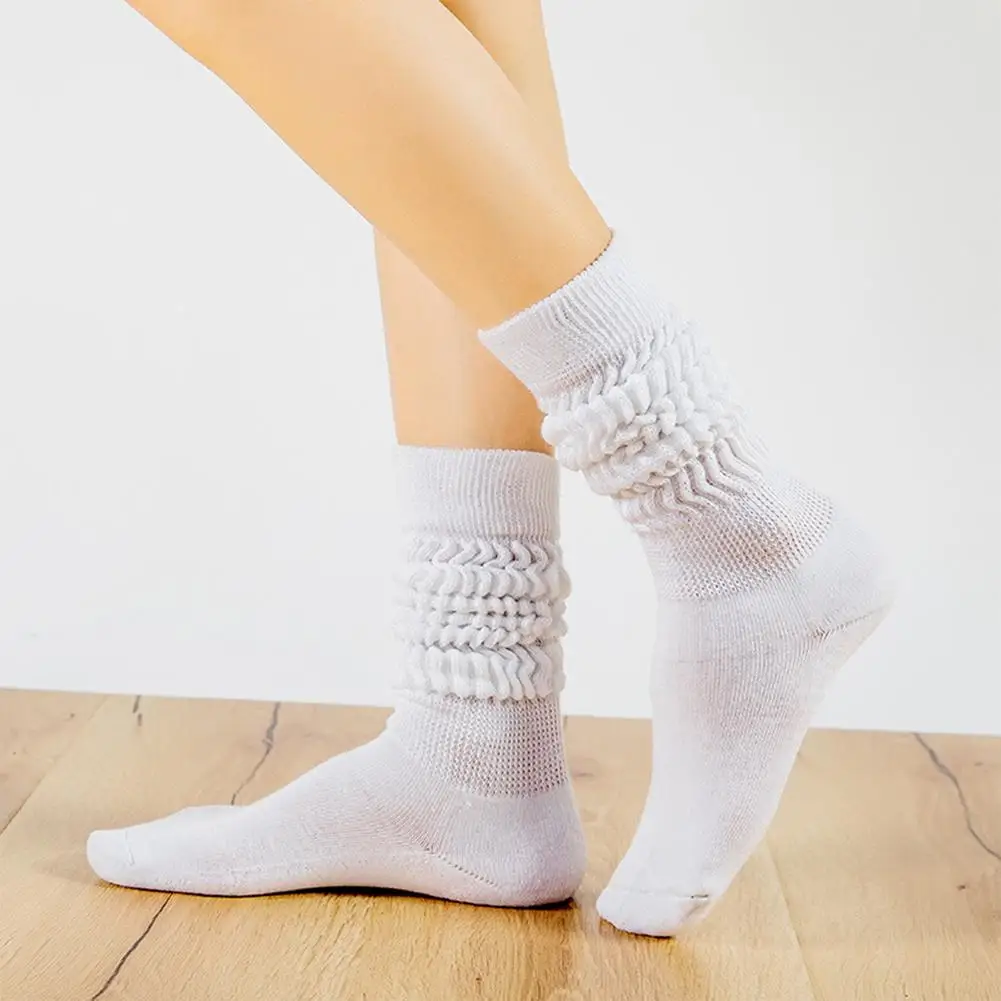 Stockings for Women Soft Socks Long Scrunch Socks Loose Slouch Scrunchie Socks female lingerie Girl Boy Teens Boot Tights