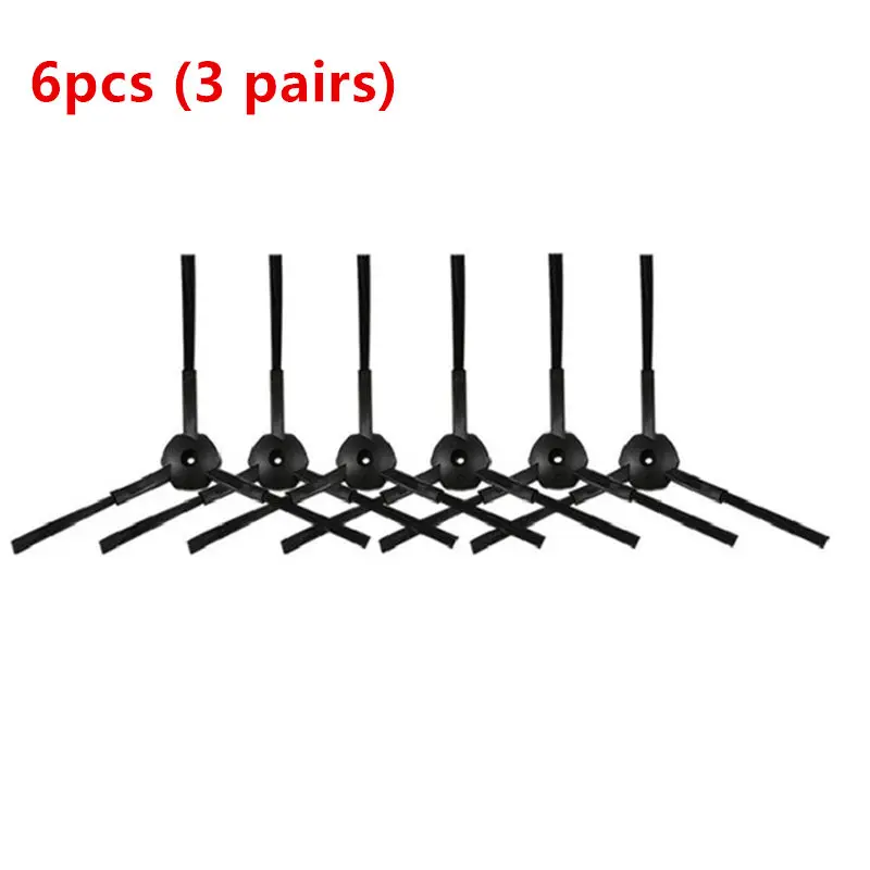 Escova lateral para ilife v60 pro, 6 peças de reposição para robô aspirador de pó