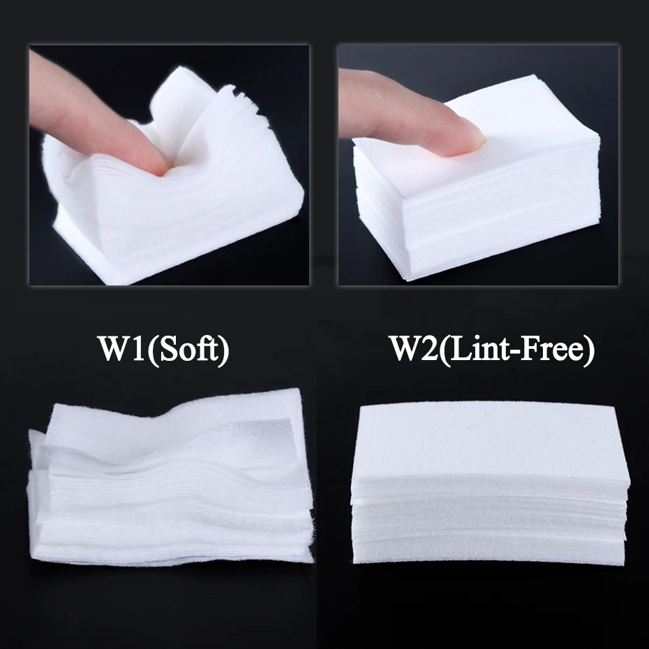 Nail Polish Remover Lint-Free Wipes Cotton Pads Wraps Nails Gel Degreaser Cleaner Removal Paper Cleaning Manicure DIY Tool #1543