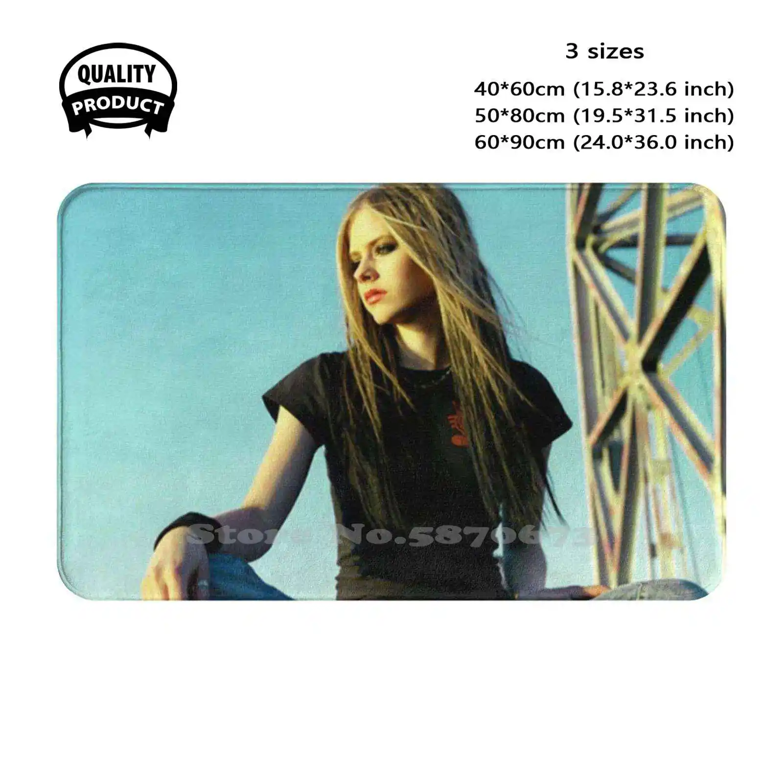 Avril Lavigne Soft Cushion Home Carpet Door Mat Car Rug Avril Lavigne