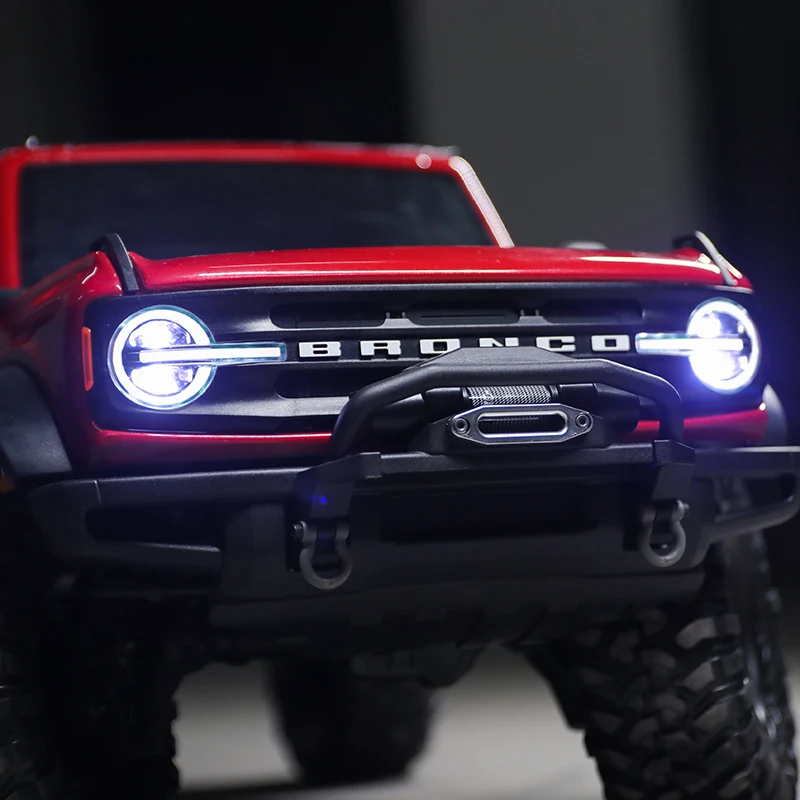 Front Rear Linkage Lighting System LED Light Group for 1/10 RC Crawler Car Traxxas NEW Ford Bronco TRX-4 DIY