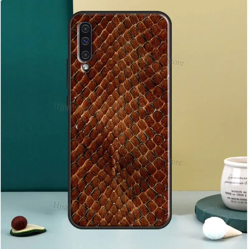 Cobra Python Snake Skin Case For Samsung A21S A20e A11 A31 A41 A51 A71 A50 A70 A30 A02 S A12 A32 A42 A52 A72 Coque