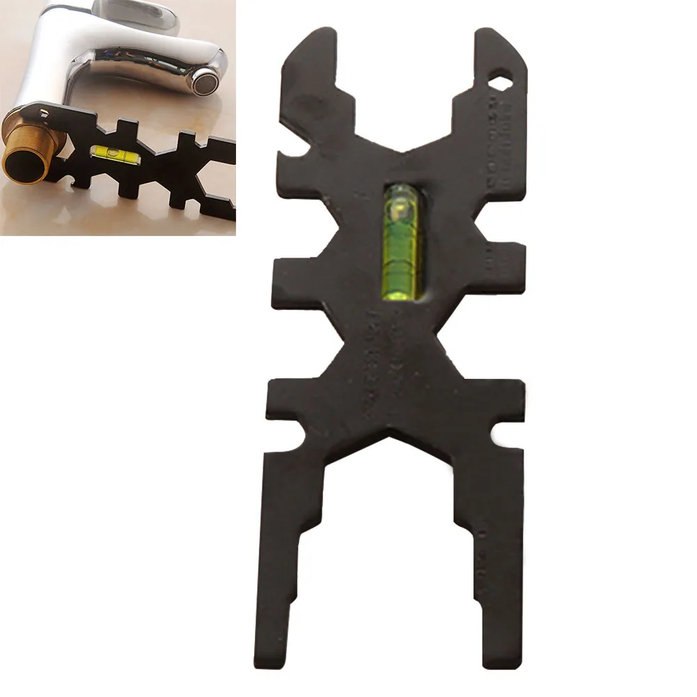 Rubinetto multifunzionale in acciaio al carbonio rubinetto del bagno installazione della doccia bagno cucina Hardware installazione rubinetto chiave nera