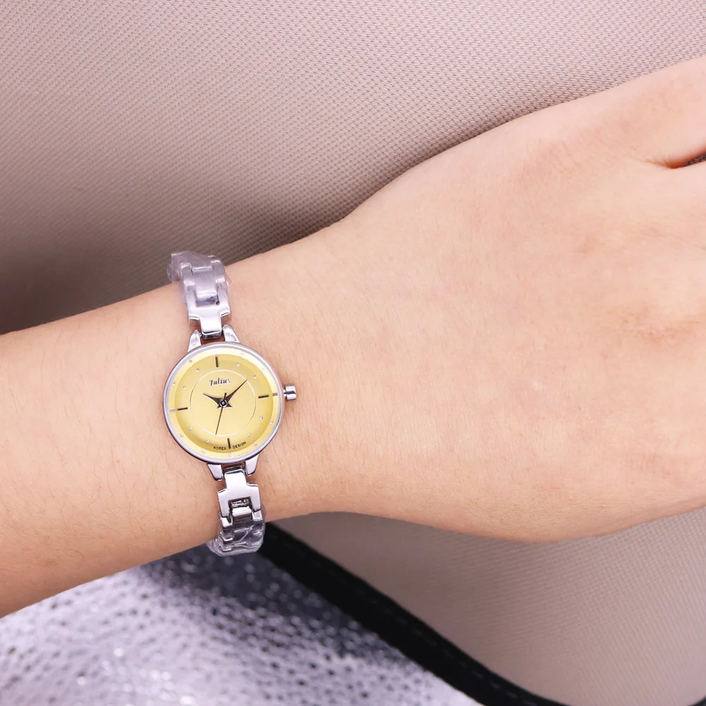 SALE!! Discount Special Deal Japan Quartz Mov\'t Women\'s Watch Julius Stainless Steel Hours Girl\'s Gift No Box