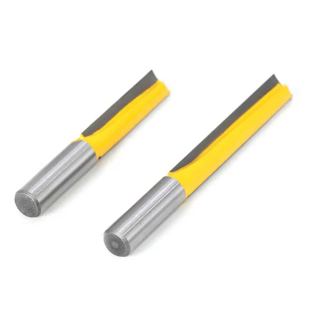 Broca de grabado inferior de limpieza larga, enrutador de carburo sólido, herramientas de carpintería, fresa CNC, 1/2 pulgadas, 12mm, 1 unidad