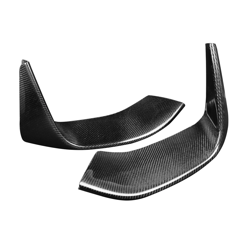 Car Styling Real Carbon Fiber Front Bumper Splitter Exterior Moulding For BMW M Series M3 Sedan F80 M4 Coupe F82 F83 2014-2020