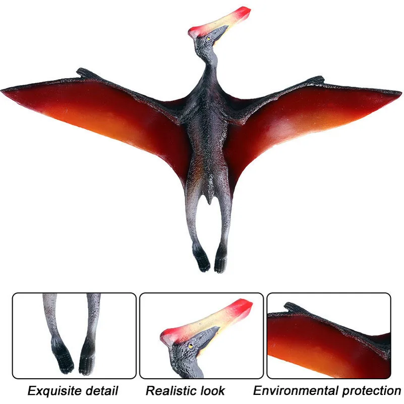 Simulatie Prehistorische Dinosaurus Pterosaur Quetzalcoatlus Collection Dier Decoratie Action Figure Kinderen Speelgoed Geschenken