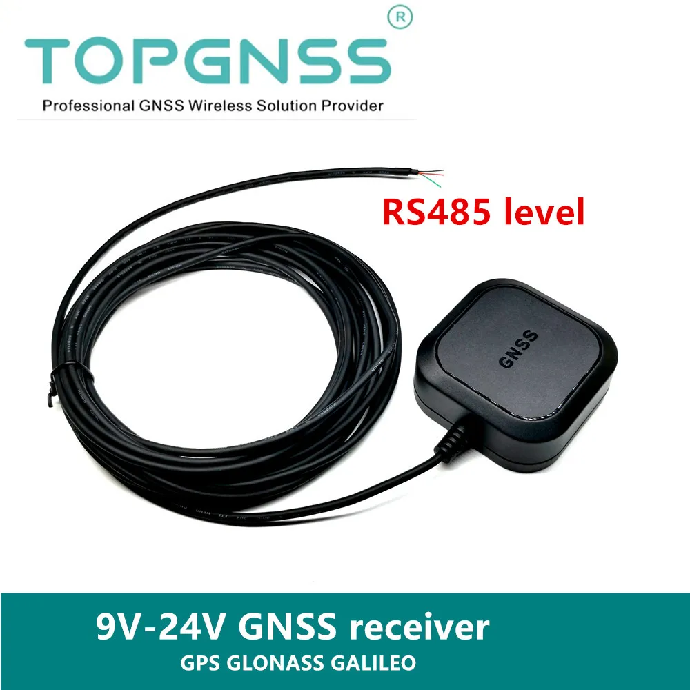 TOPGNSS TOP608GN agricultural GPS Small sizeGNSS receiver antenna module 24V working voltage RS485 level 4800 baud rate NMEA0183