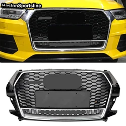RSQ3 Q Style Front Sport Hood Grill for Audi Q3 SQ3 Sline 8V 2016-2018 Car Styling Accessories