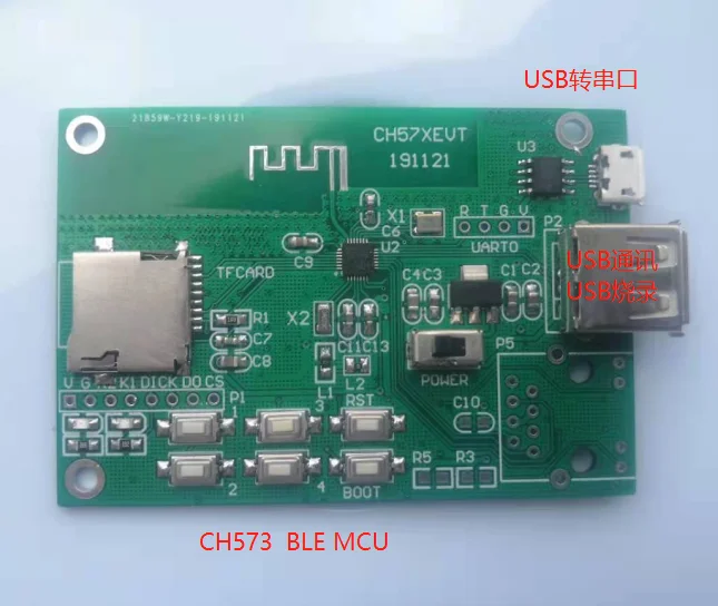 

Ch573 Evaluation Board Development Board USB Bluetooth Ble Risc-v MCU WCH