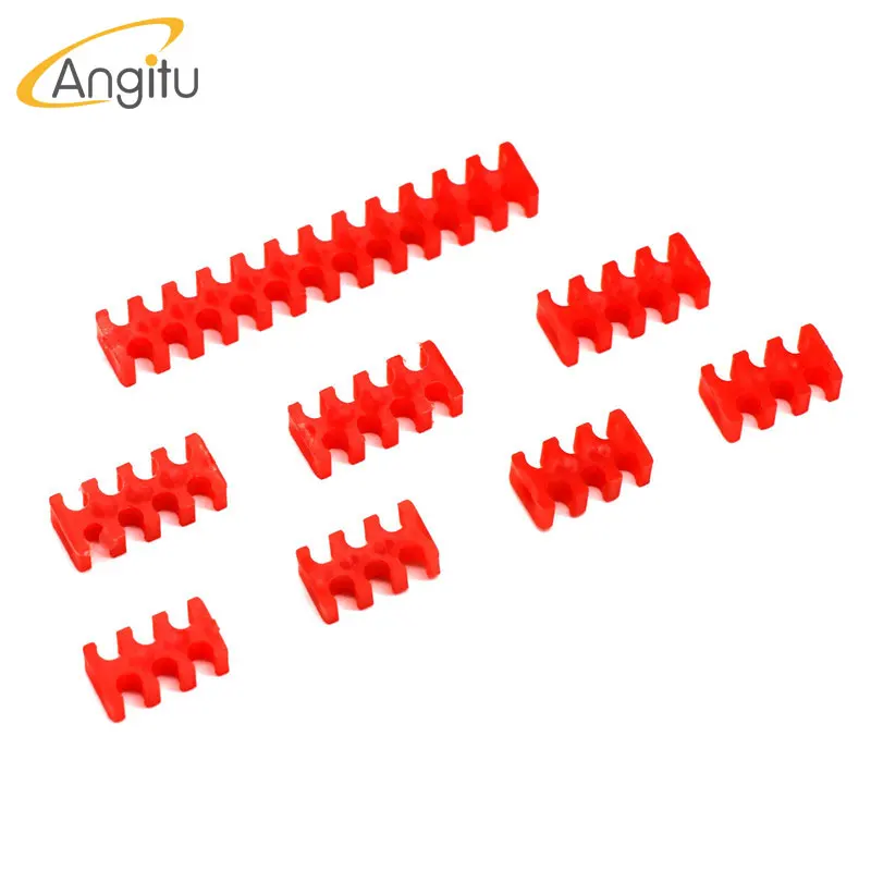 Best Quality Plastic 24Pin 8Pin 6Pin Cable Combs for 3mm sleeve cables 2pcs black red white