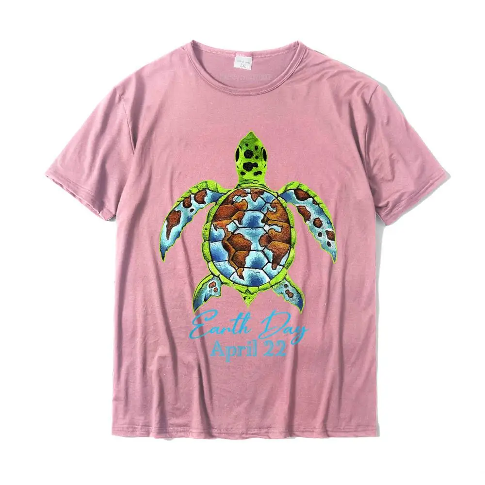 Sea Turtle Planet Funny Love World Environment Earth Day T-Shirt Prevalent Male Top T-Shirts Funny Tops T Shirt Cotton Design