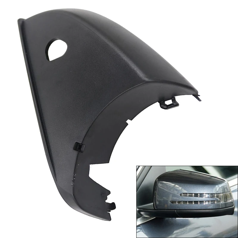 Cubierta de soporte inferior de espejo retrovisor lateral automático con orificio para mercedes-benz W204 W221 W212 GLA GLK