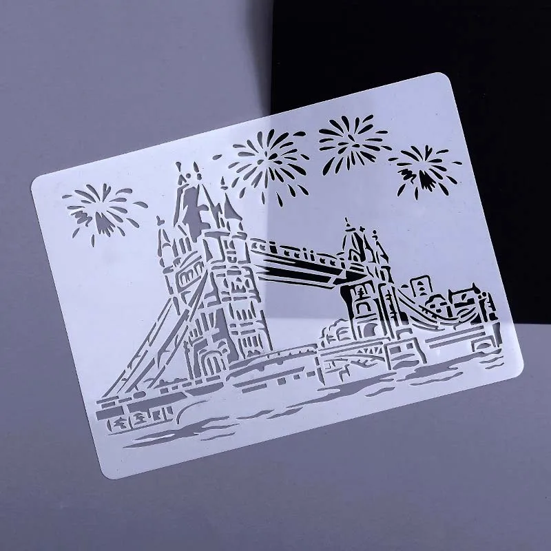 เครื่องมือวาดลายฉลุแบบใหม่ DIY ของเล่นเด็กเสริมสร้างทักษะด้านศิลปะ ของเล่นสร้างสรรค์ ของขวัญสำหรับเด็ก ขายดี