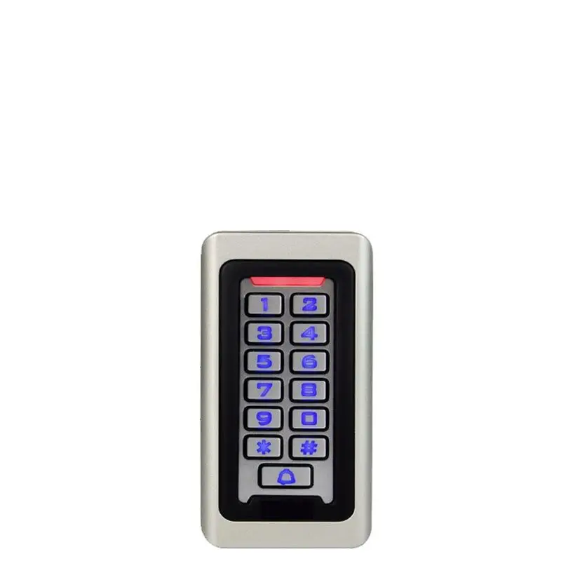 

Kinjoin IP68 Waterproof Outdoors Use Metal Stainless steel Reader 2000Users WG input&output security RF Access Control Keypad