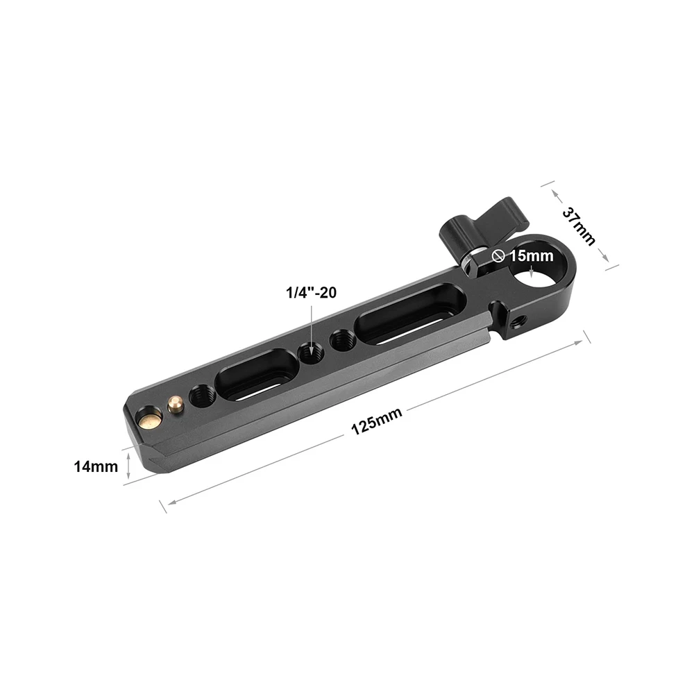 SZRIG Double NATO Rail With 15mm Rod Clamp 1/4\