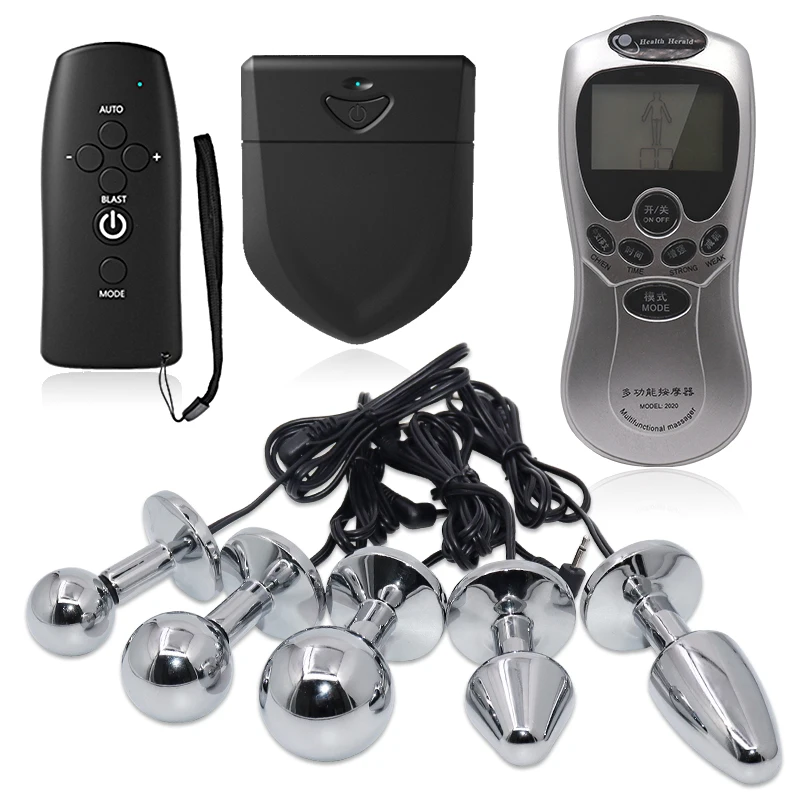 Electro Stimulation Anal Sex Toys Electric Shock Bdsm E-Stim Anal/Butt​ Plug/Sex Kit/Buttplug Prostate Massager