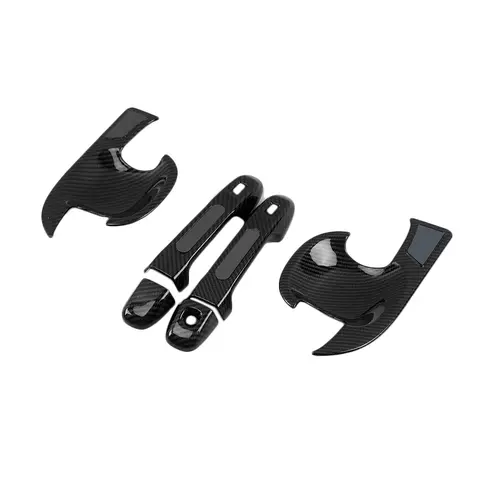 Car ABS Chrome Door Handle Protective Cover Door Handle Outer Bowls Trim For Toyota CHR C-HR 2021 2016 2017 2018 2019 2020 10 best sales toyota chr styling - №10