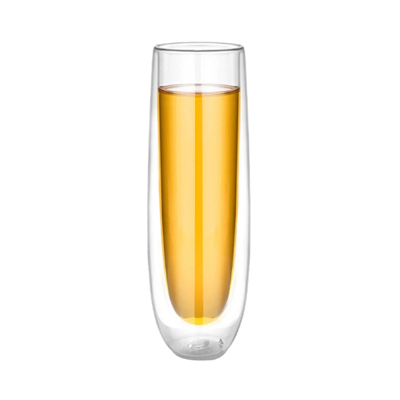 150ml Double wall coffee cup Shot vodka beer glasses Drinking wine glass Water juice cups Creative champagne cockta mug