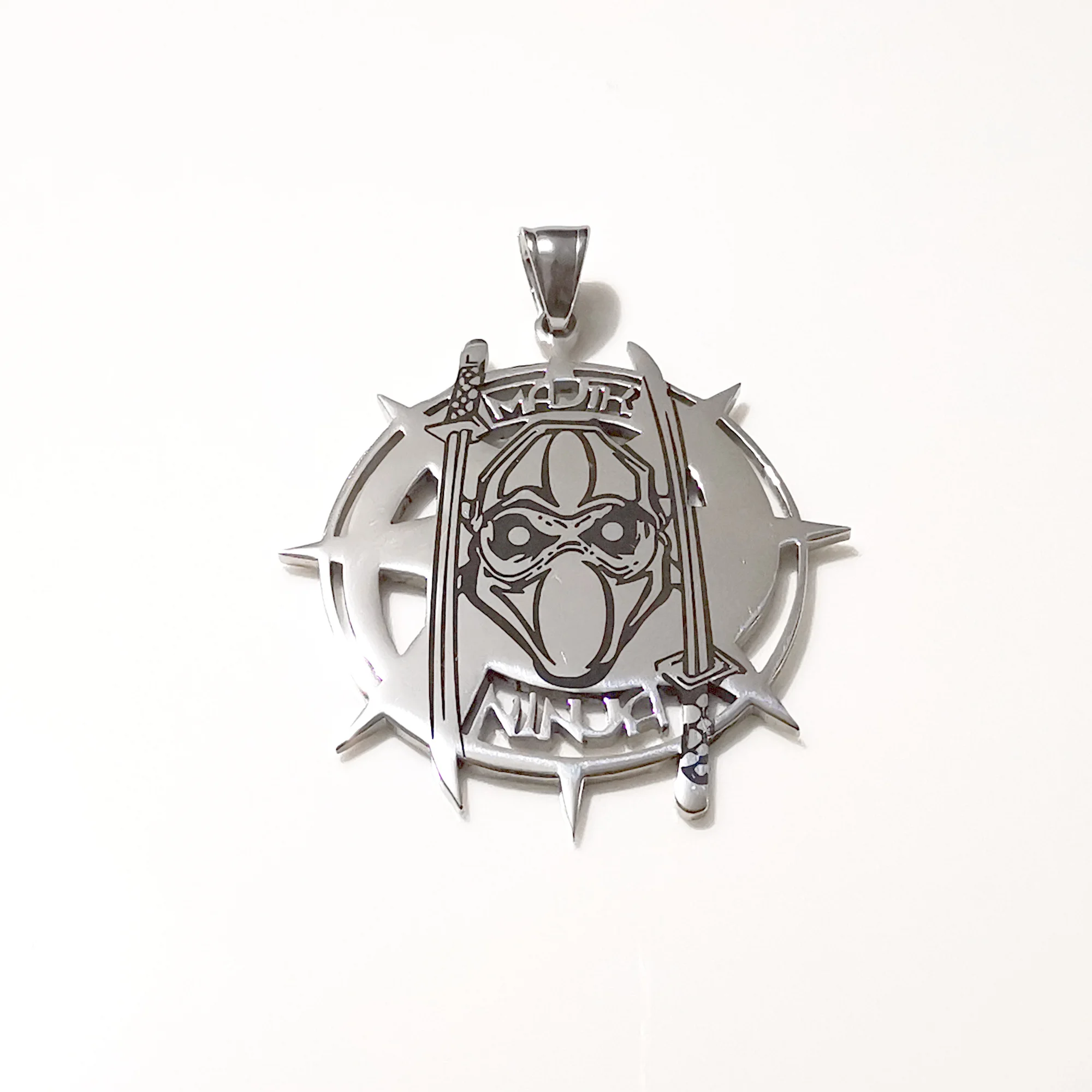 Holiday Juggalo Magik Ninja Pendant Charms Stainless steel ICP Necklace Chain Silver Jewelry Fashion ball chain 30''