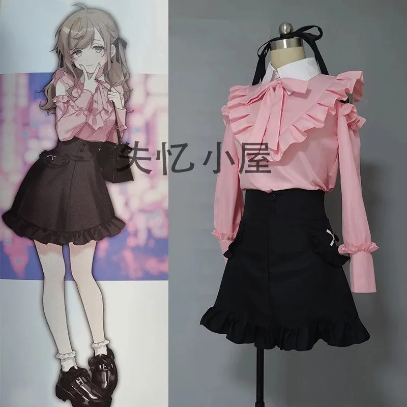 

COSLEE [Customized] VTuber Hololive Kanae Sexual Turn Dailydress Cosplay Costume Halloween Carnival Party Outfit Women Girls New