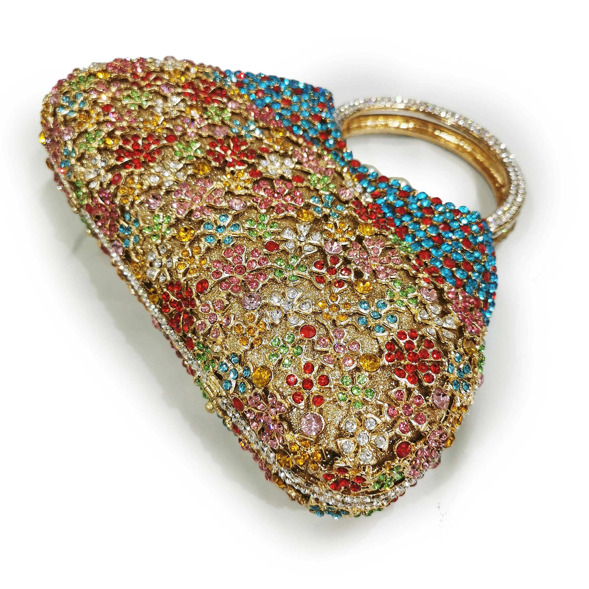 الماس مساء مقبض علوي حجر الراين حقائب اليد WHTUOHENG كريستال المرأة حقائب يد حجر المحافظ الحفلات مصمم أزرق/أحمر/أبيض