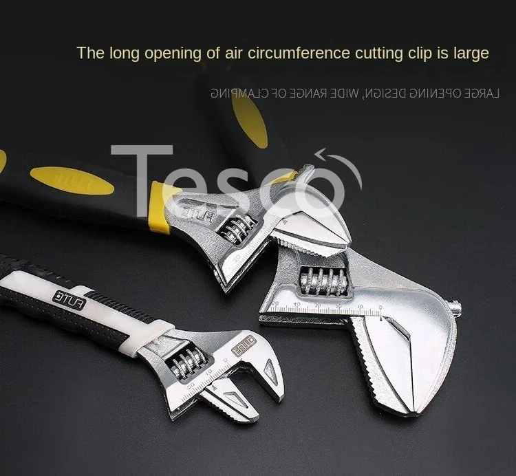 Universal wrench tool multi-function  German pipe  live mouth self-tightening  universal movable board