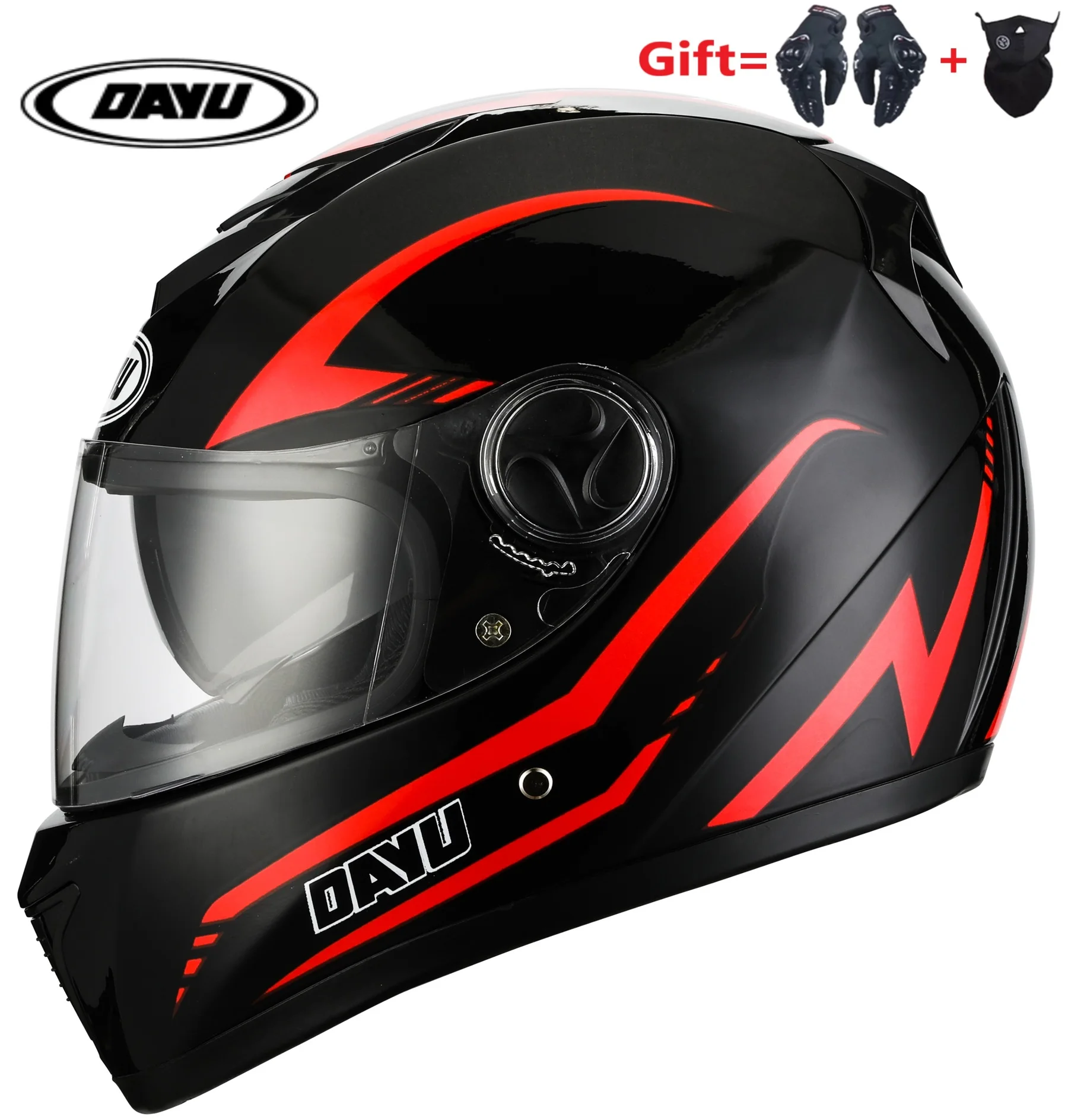 

DOT 2 Gifts Motorcycle Helmet Dual Lens Motocross Motorbike Dirt Bike Full Face casco Moto capacete cascos casque