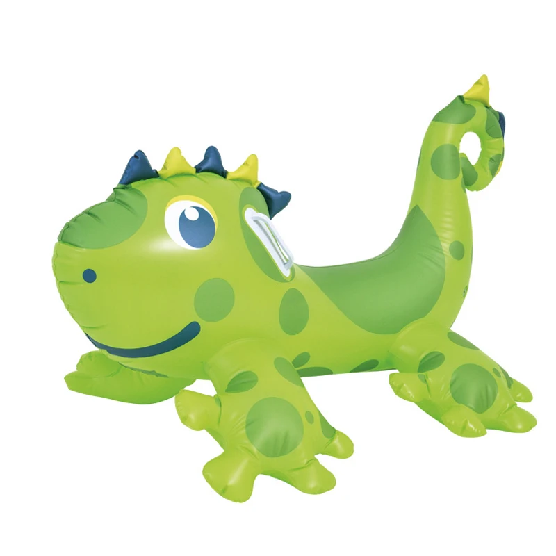 Inflatable Pool Float Hippocampus Swimming Ring Cartoon Dinosaur Swimming Seat Floating Summer Water Toys For Children
