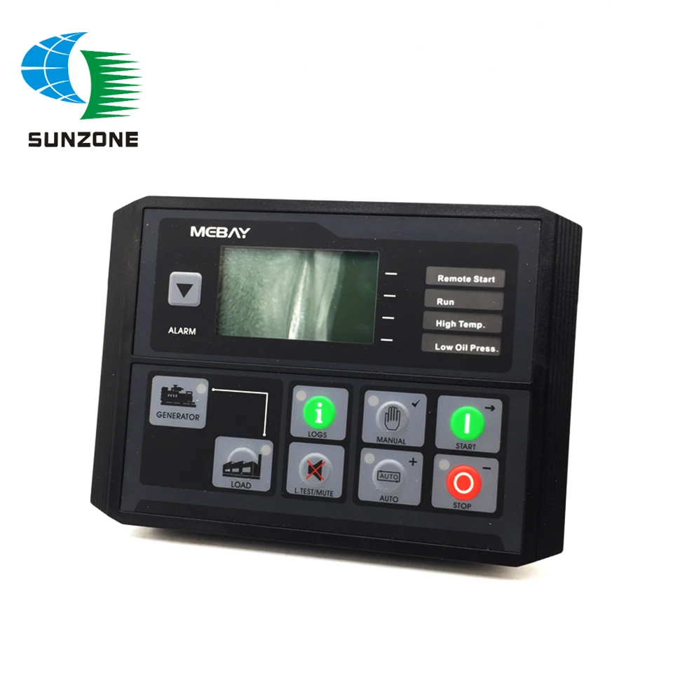DC40D MK3 Mebay Controller For Diesel Generator Start Stop Parameters LCD Display Monitoring