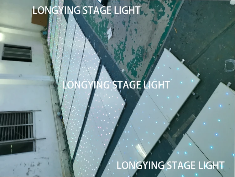 2ft * 2ft LED Startile Dance Floor Wedding Disco Design Professional Led Star Dancing Panels Wireless Connect