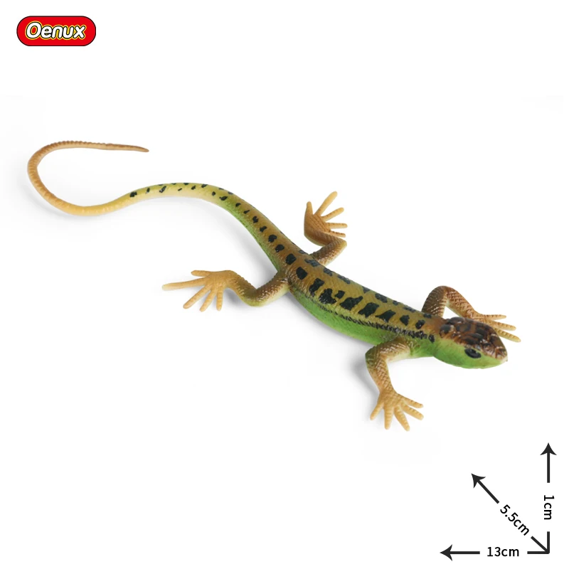 Oenux figuras de ação, animais selvagens, lagarto, cobra, aves, pvc sólido, alta qualidade, brinquedo fofo para crianças, presente